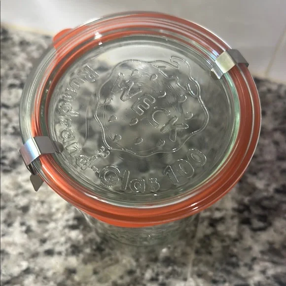 Weck 3/4 liter mold Jar with glass Lid - Picture 2 of 8